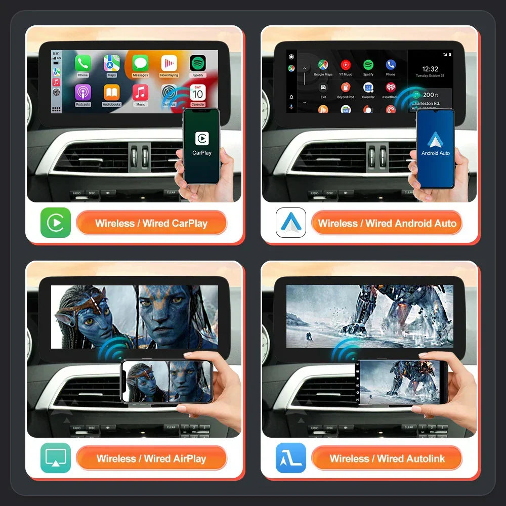 Mercedes Benz GLK X204 2008-2015 Wireless Apple CarPlay Android Auto Car Multimedia Linux Touch Screen