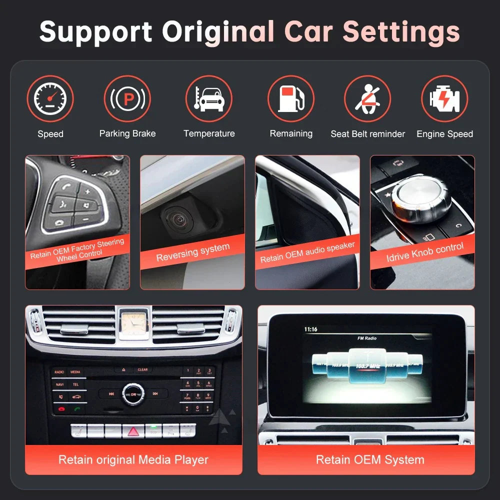 Mercedes-Benz CLS W218 2010-2018 Wireless Apple CarPlay Android Auto Car Multimedia Linux Touch Screen