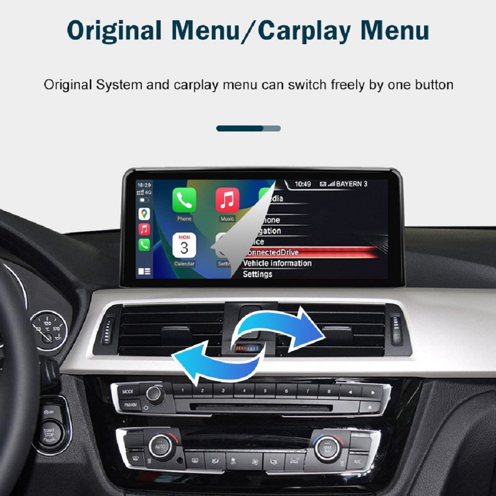 10.25 LINUX SCREEN BMW X3 F25 X4 F26 2011-2016 UPGRADE Wireless Carplay/Android auto CIC NBT