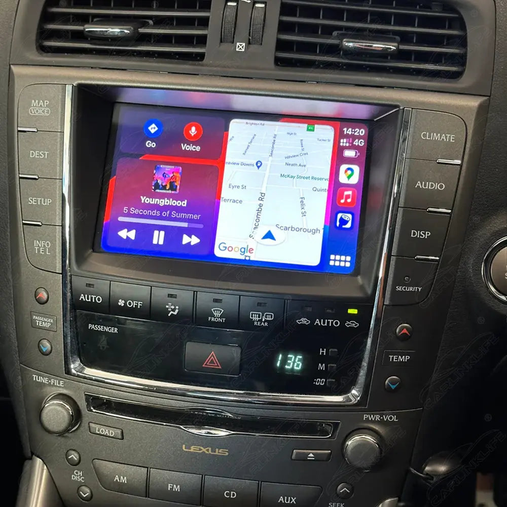 Lexus IS Wireless Apple CarPlay & Android Auto Retrofit Module | OEM Screen Upgrade (2005–2014)