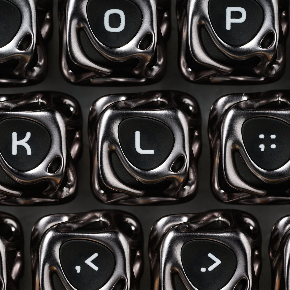 XVX Venom Themed Liquid Metallic Electroplating ABS+PC Keycap Set