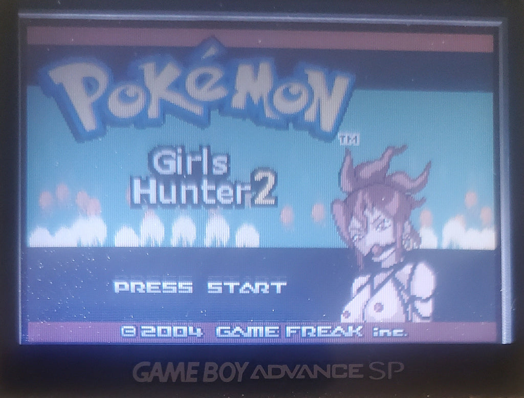 Pokemon Girls Hunter 2 GBA Pokemon ROM Hack Video Game Boy Advance