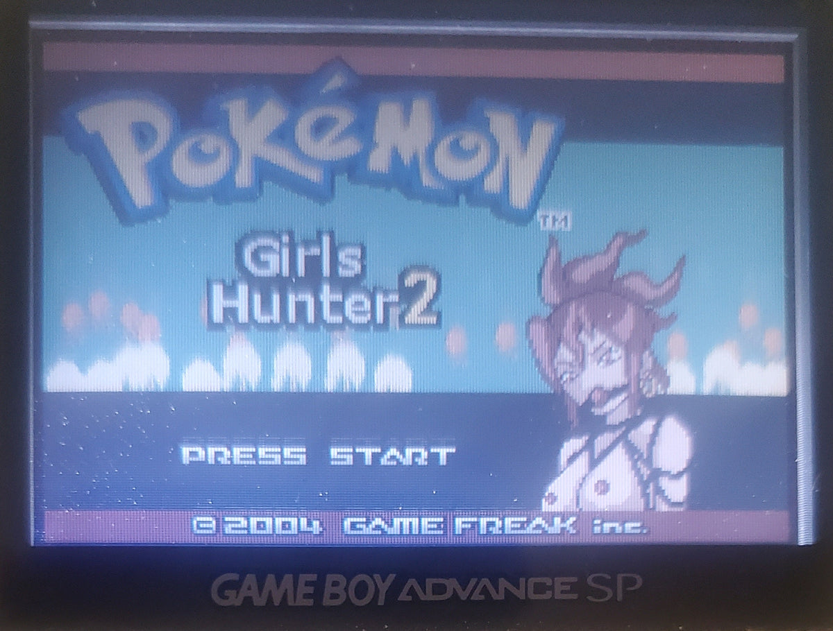 Pokemon Girls Hunter 2 GBA Pokemon ROM Hack Video Game Boy Advance