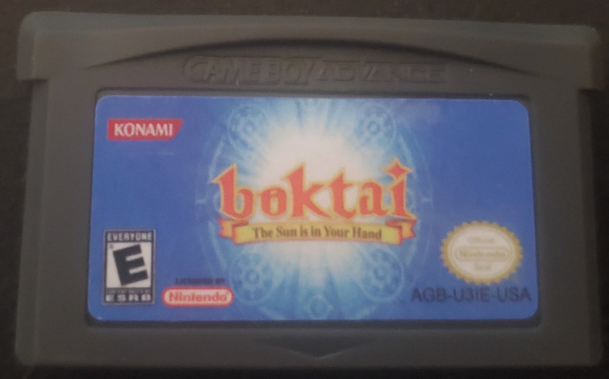 Boktai: The Sun Is in Your Hand GBA Video Game Boy Advance 2003