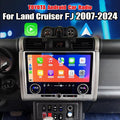 13 inch Android Car Radio for Toyota Land Cruiser FJ 2007-2024 Climate Control Panel Multimedia Player Stereo Replacement