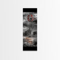 Western Windmill Art, Canvas Print, rustic décor, windmill wall art, farmhouse art, extra wide art, Joshua tree art, southwest wall art