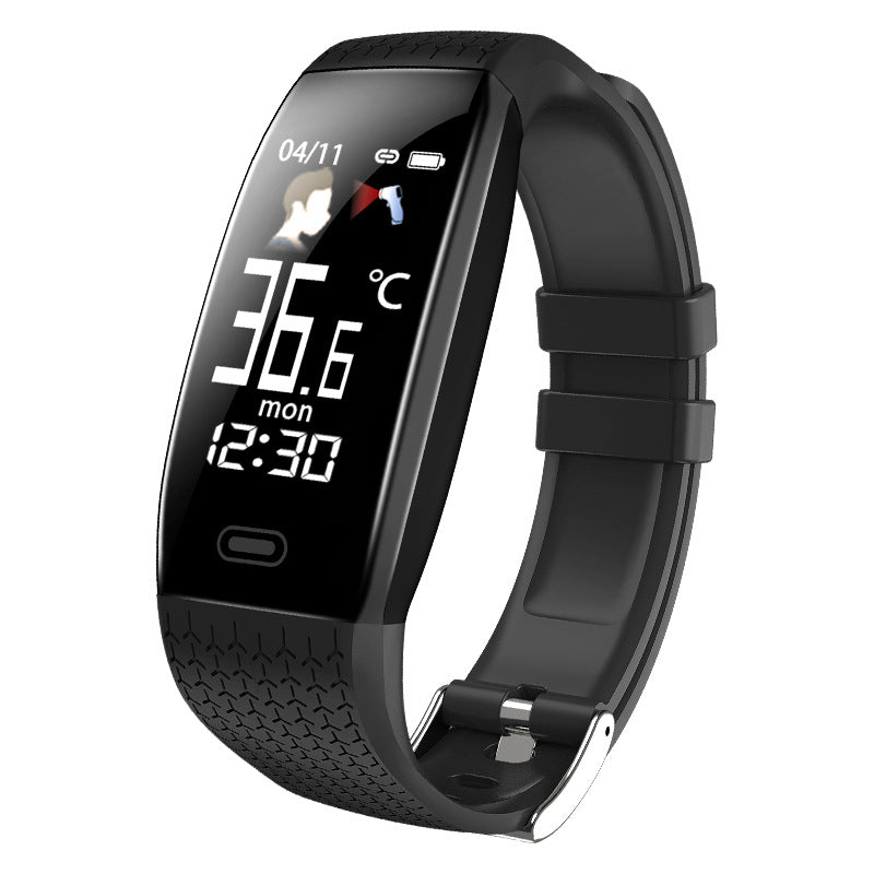 Smart Bracelet Real-time Body Temperature and Heart Rate