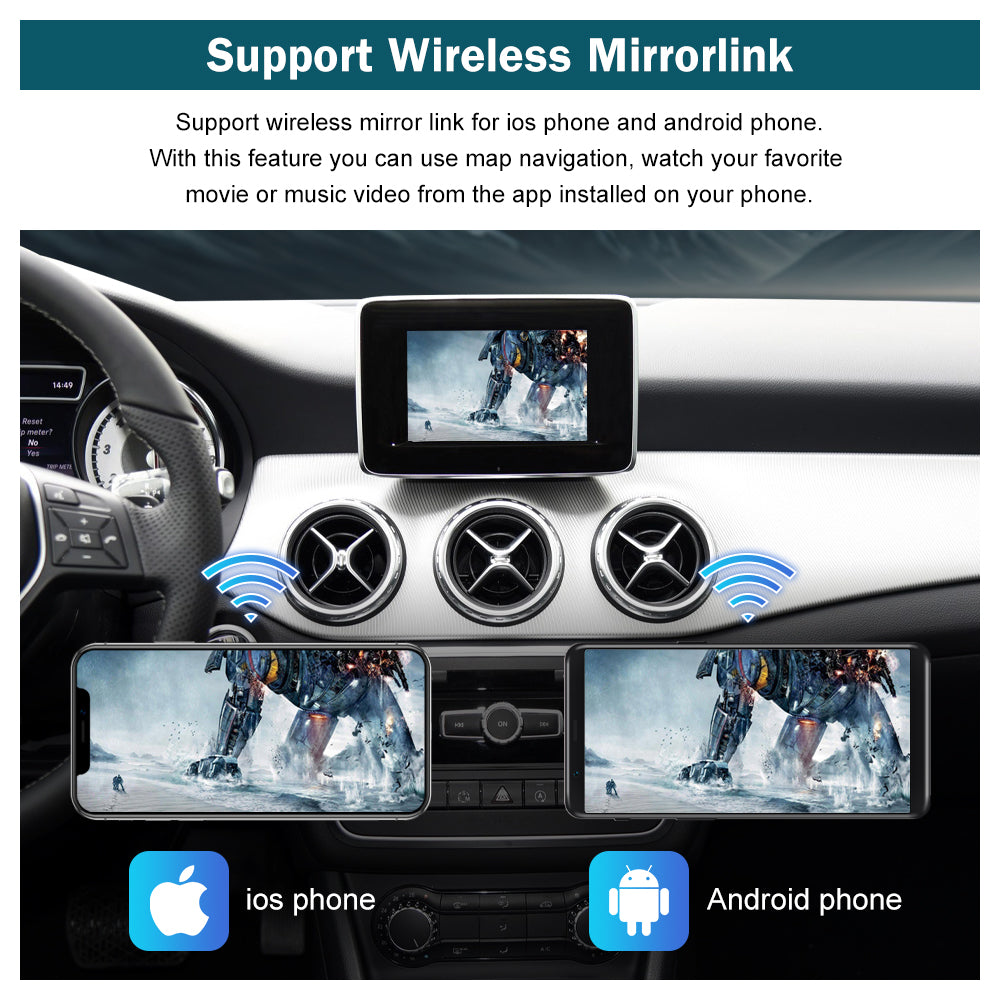 Wireless Carplay/Android Auto Module for Mercedes 2011-2016 Benz A B C E CLA GLA GLK ML Sprinter NTG4.5