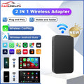 Carlinklife 5.0 2-in-1 Wireless CarPlay Android Auto Adapter for Cars with Factory Wired CarPlay & Wired Android Auto