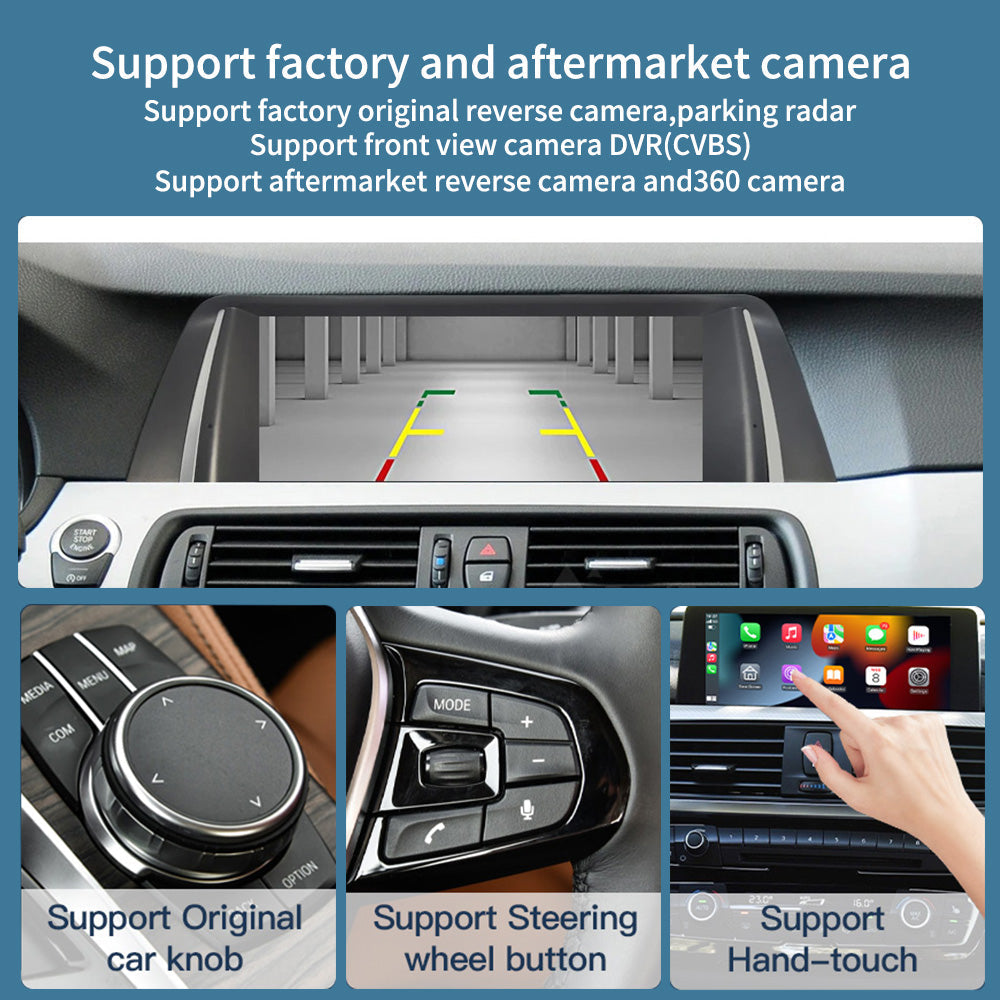 10.25 LINUX SCREEN BMW 5 SERIES F10 F11 2010-2017 UPGRADE Wireless Carplay/Android auto (CIC/NBT)