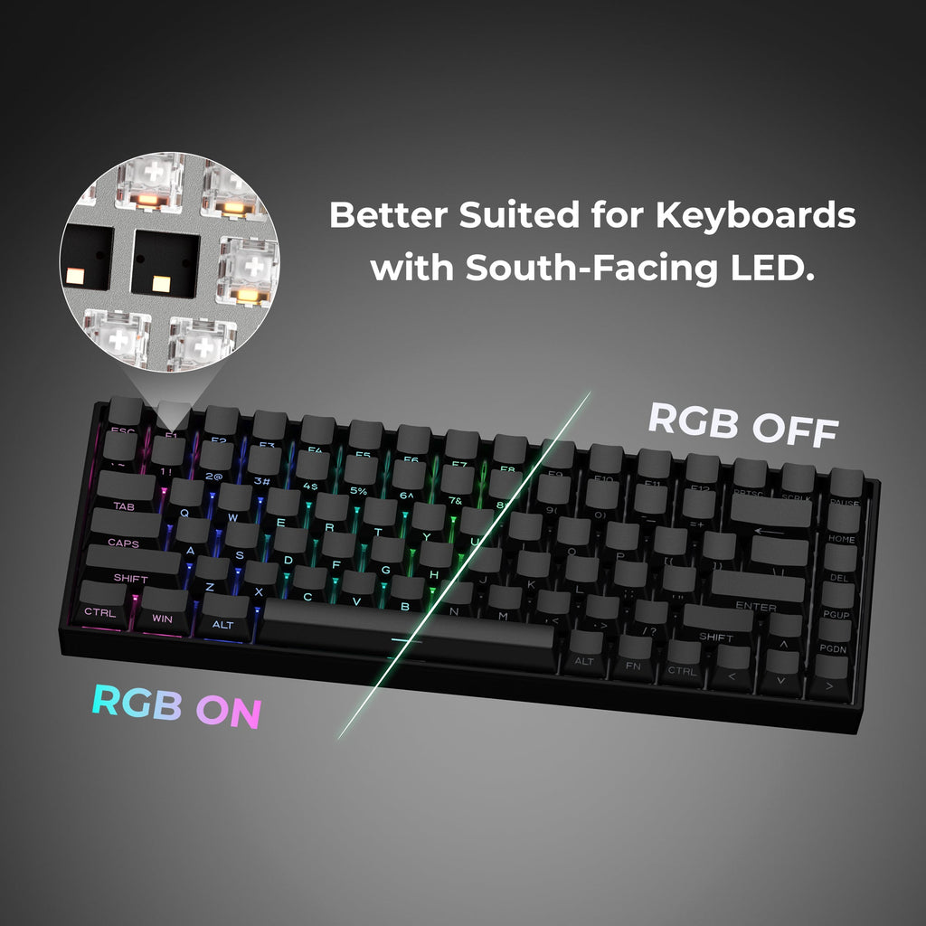 XVX Gradient Series 136-Key Side-Printed OEM Profile PBT Keycap Set