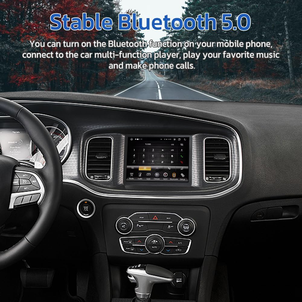 Dodge Charger/Challenger 2015-2019 HD Touch Screen Android 11-Wireless Carplay & Android Auto