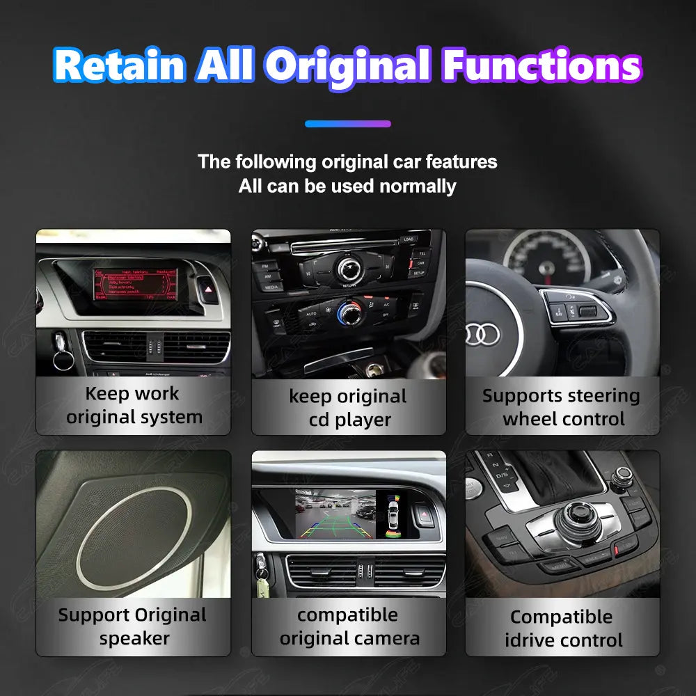 12.3" Linux Touch Screen For Audi A3 S3 2014-2019 Wireless Carplay Android Auto Car Radio