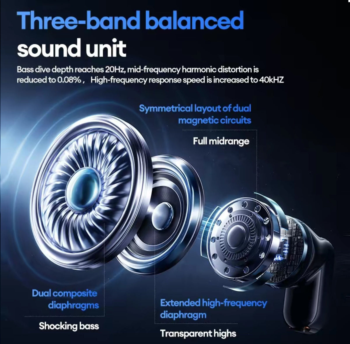 DualTune Bluetooth Earphones