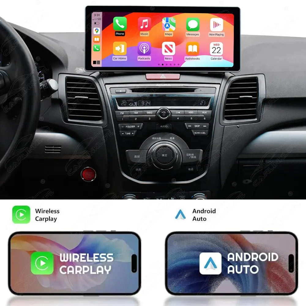 12.3" Android Car Radio for Acura RDX 2013-2018 Car Stereo CarPlay Multimedia Player