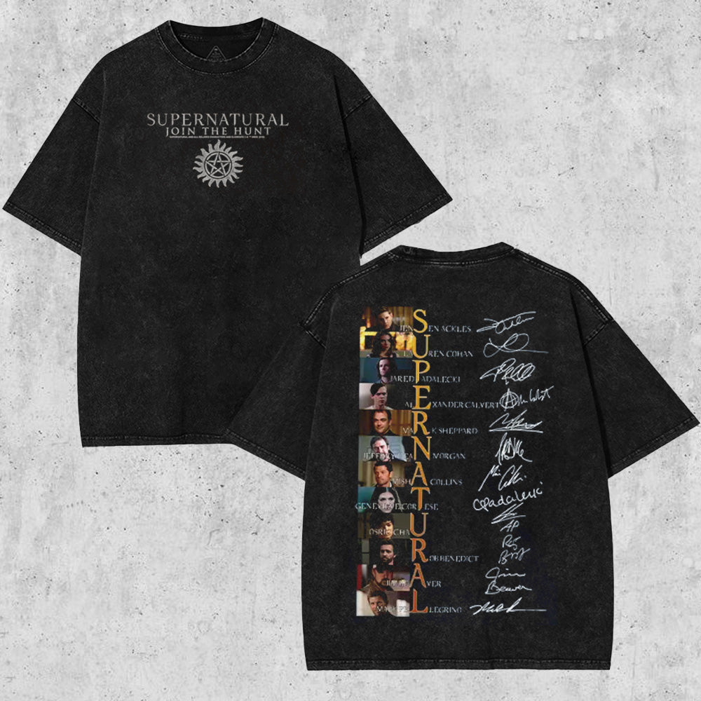 Supernatural: Join The Hunt V2 Washed T-Shirt HHV