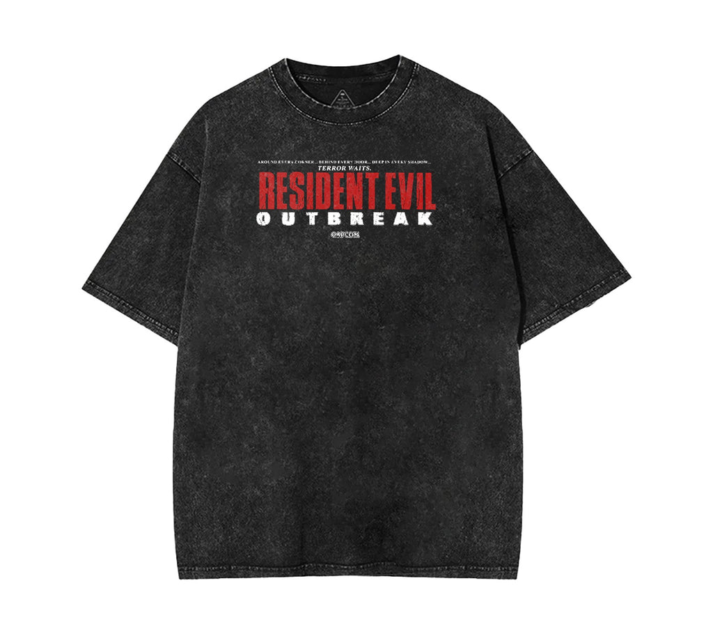 Resident Evil - Outbreak Heavyweight Washed Tshirt [TPR]