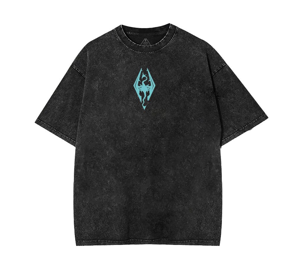 Skyrim Elder Scrolls Oblivion Vintage Washed Tee [TPR]