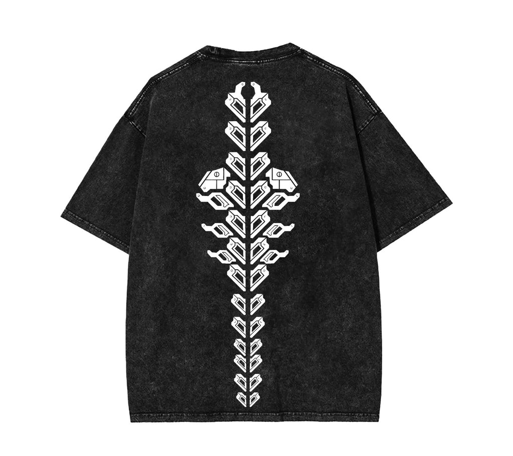 Cyberpunk Anime Double Printed Vintage Washed Tee [TPR]