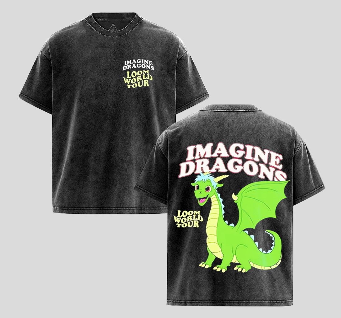 Imagine Dragons Band Vingate Shirts RBW [ID]