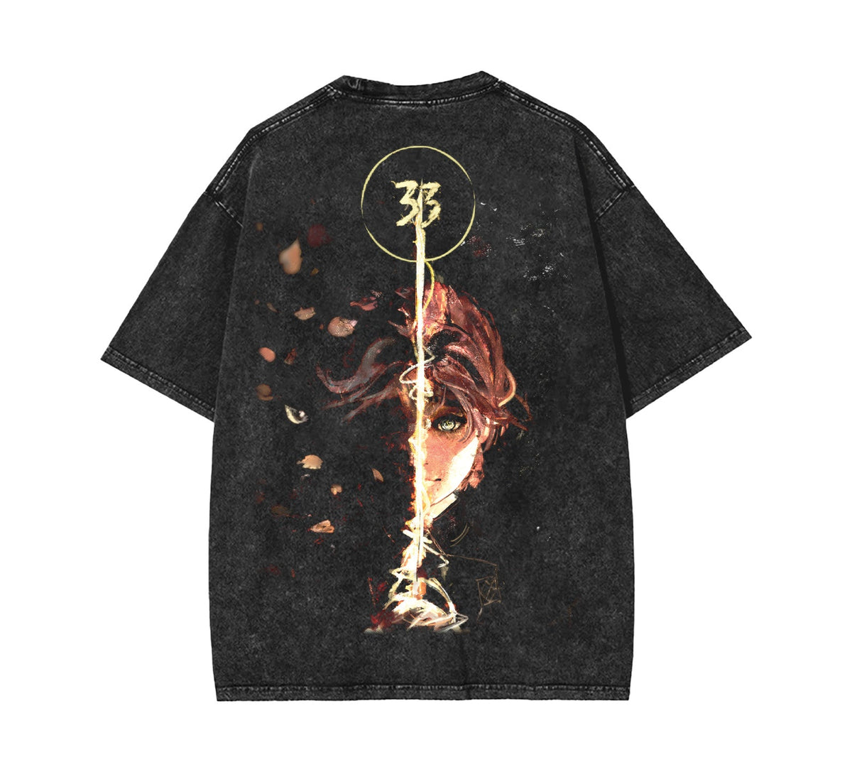 Clair Obscur Expedition 33 Washed Unisex Graphic Tee [TPR]