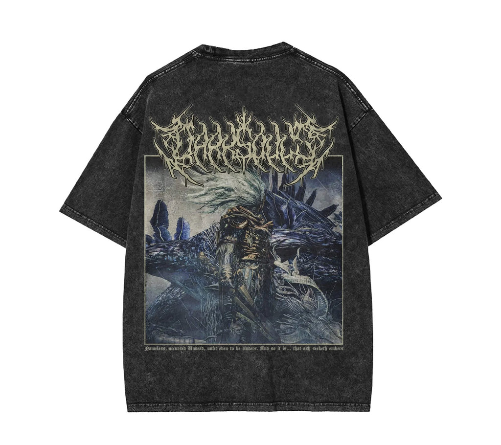 Nameless King Dark Souls Washed Tee Unisex Acid Washed Tee [TPR]