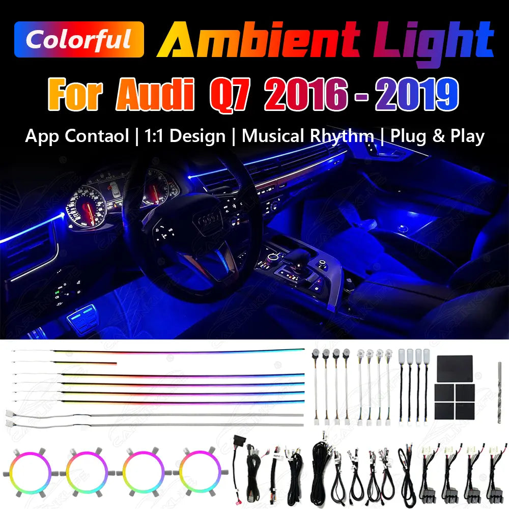 Audi Q7 2016-2019 Ambient Light Kits