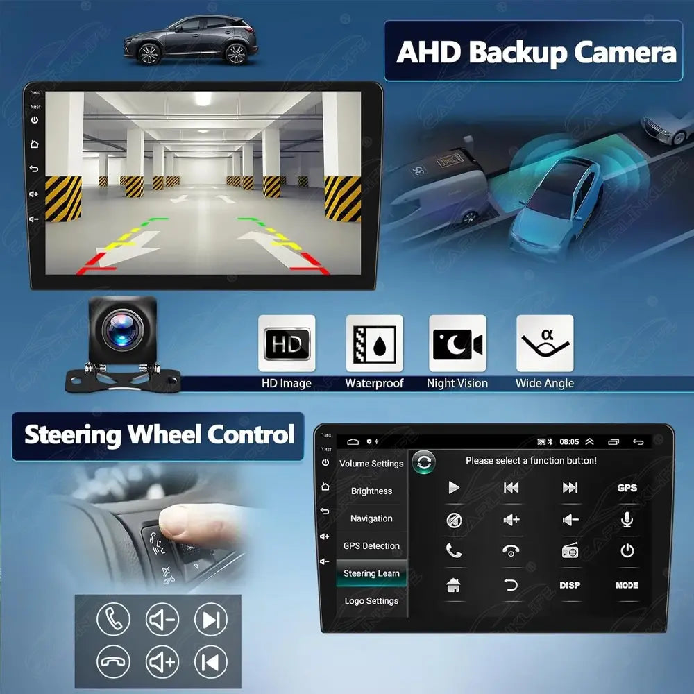 9 inch Android Car Radio For Honda Accord 2002-2007 Car Stereo CarPlay Multimedia Player