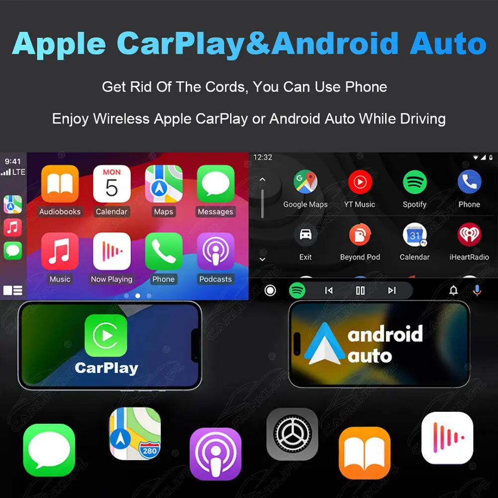 Wireless Apple Carplay & Android Auto for McLaren MP4-12C 650S 570S 600LT 540C P1 675LT GT 720S 2011-2024