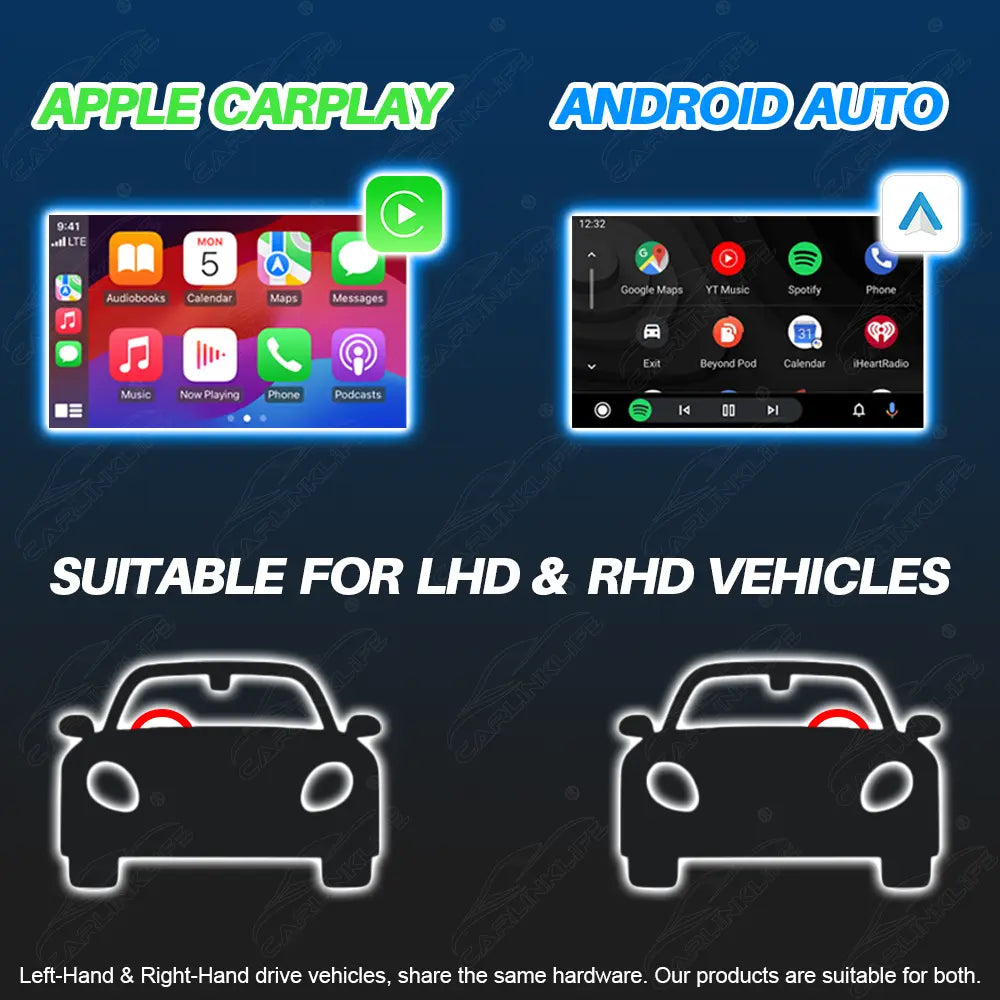 Wireless Apple Carplay & Android Auto for Mercedes Benz GLK-Class X204 2008-2015