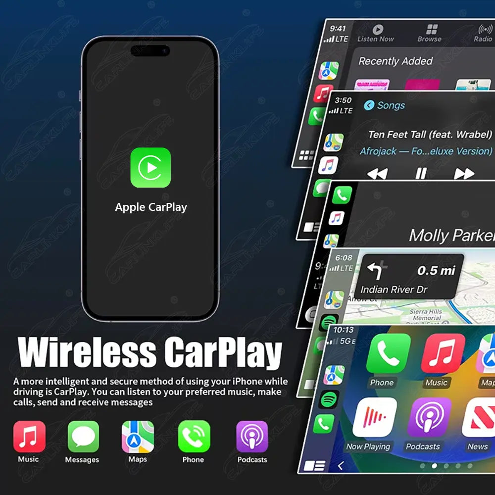Wireless Apple Carplay & Android Auto for Audi A4 A5 2016-2019