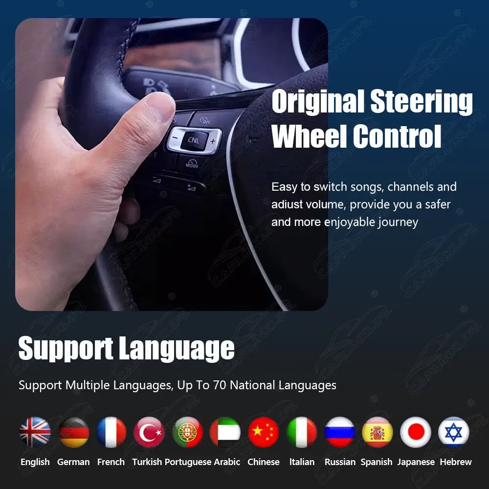 Wireless Apple Carplay & Android Auto for BMW X5 F15 F85 X6 F16 F86 X1 F48