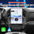 Chevrolet Silverado GMC Sierra 2019-2024 Android 13 IPS 2K Touch Screen GPS Navigation Video Player Support Carplay