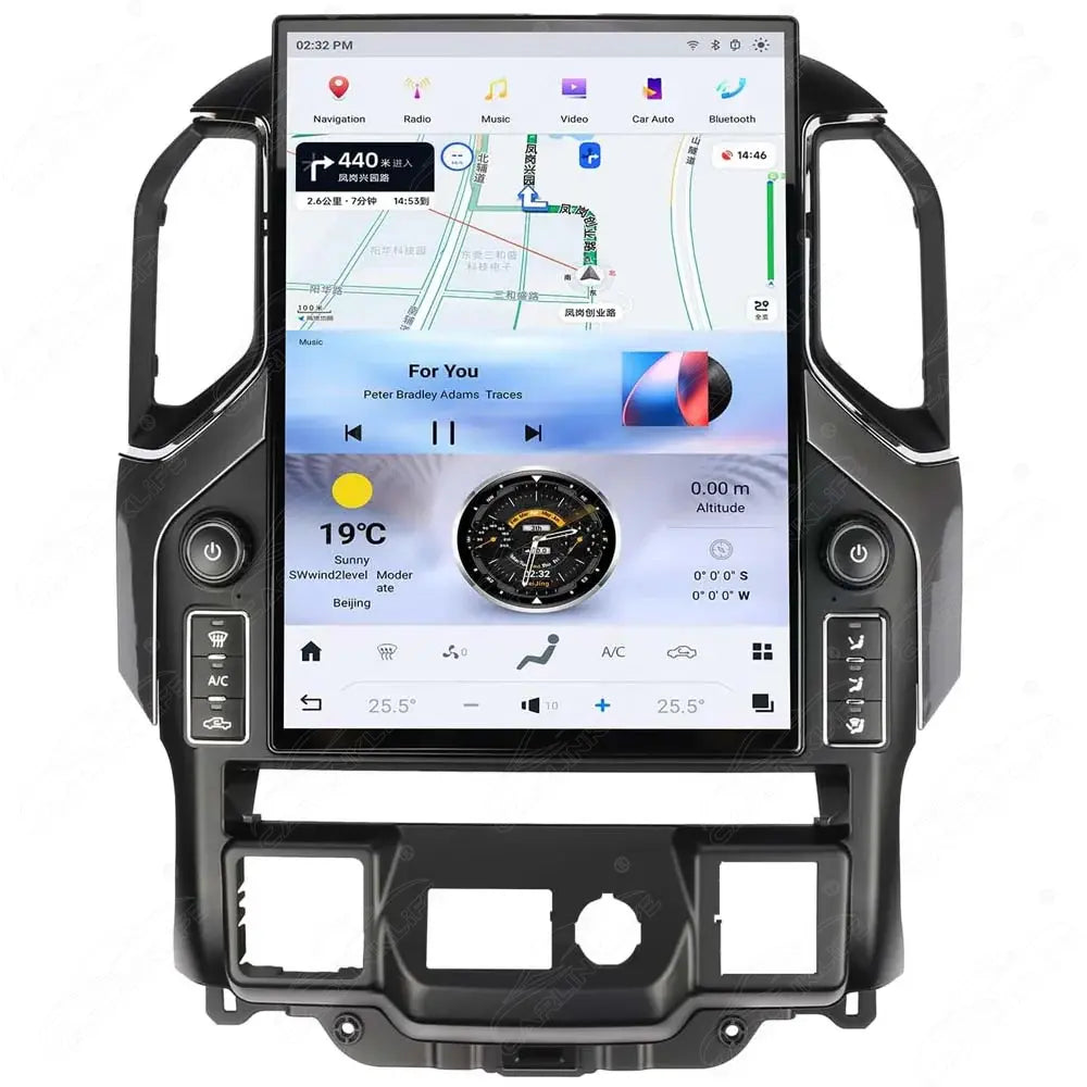 Chevrolet Silverado GMC Sierra 2019-2024 Android 13 IPS 2K Touch Screen GPS Navigation Video Player Support Carplay