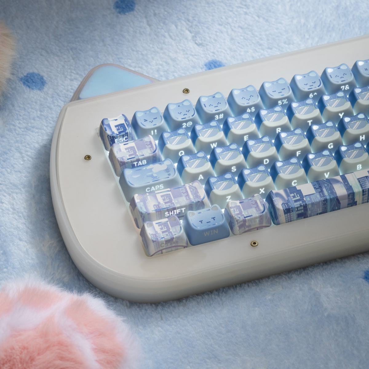 XVX Lumicat MAO Profile Side-Printed Shine-Through 113-Key Keycap Set