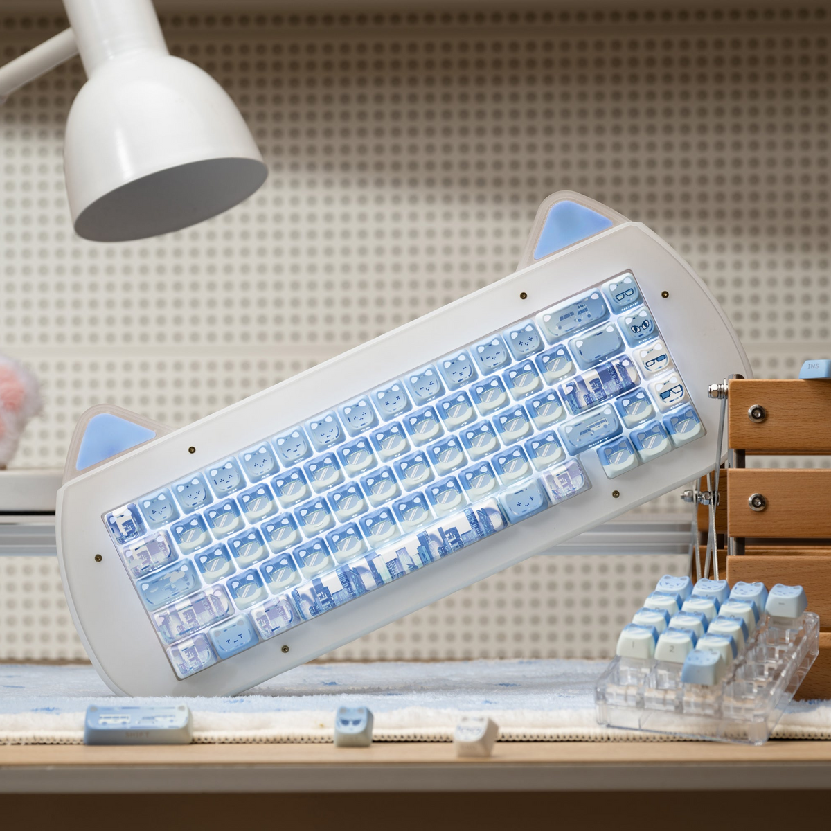 XVX Lumicat MAO Profile Side-Printed Shine-Through 113-Key Keycap Set