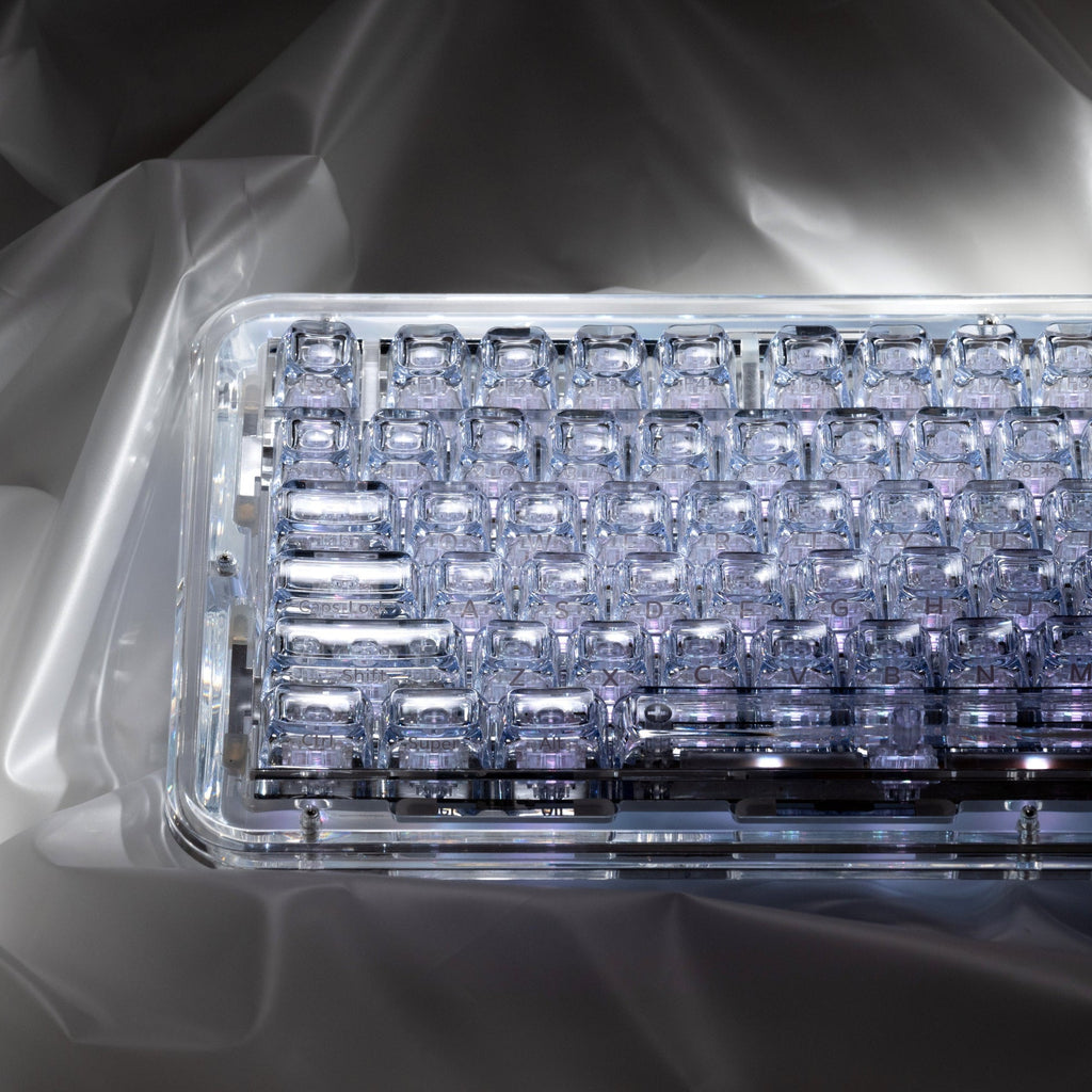 XVX Arctic Transparent Double-Shot PC Keycap Set