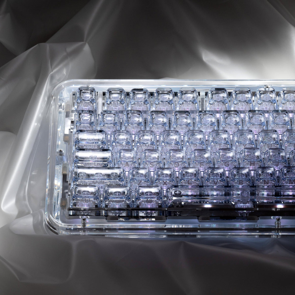 XVX Arctic Transparent Double-Shot PC Keycap Set