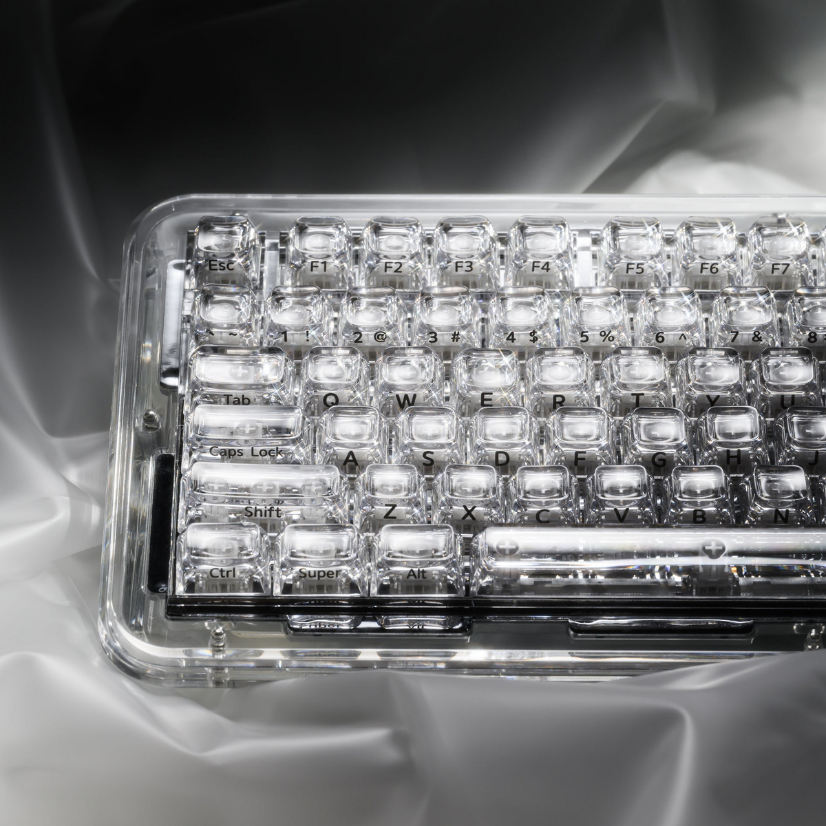 XVX Arctic Transparent Double-Shot PC Keycap Set