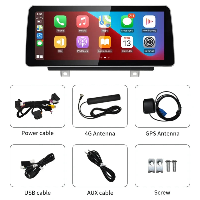 12.3inch BMW 1&2 series F20 F21 F23 Android13 Car Multimedia Players ID8 Wireless Carplay