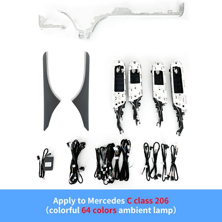 Mercedes Benz New C-class W206 64 Colors LED Styling Interior Atmosphere Lamp Kit