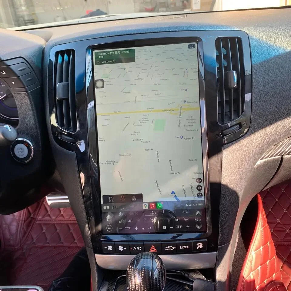 Infiniti G25 G35 G37 2007-2013 Tesla-Style Screen Android Car Radio Touch Screen