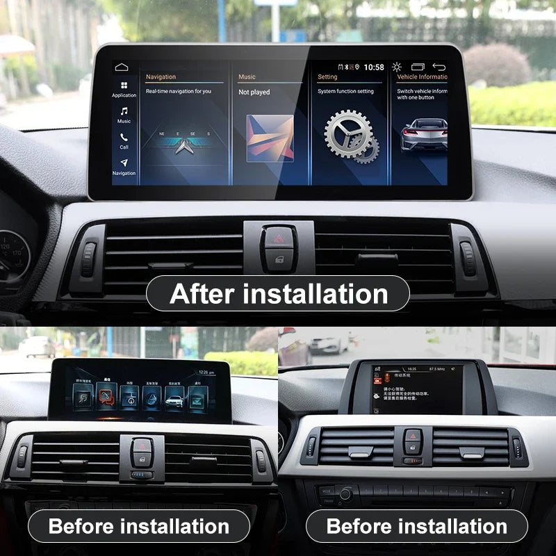 12.3inch BMW 3&4 Series Android13 Car Multimedia Wireless Carplay