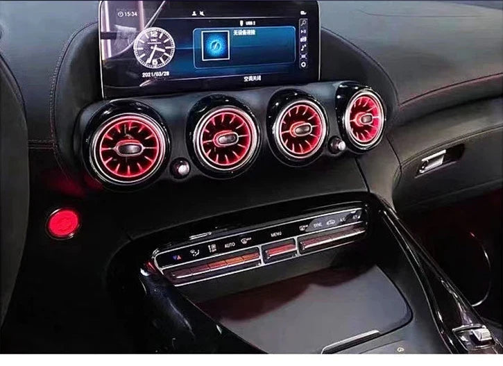 Mercedes-Benz AMG GT W290 2015-2018 64 Colors Ambient Light Front Air Vent Turbine