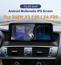 12.3"/10.25" Android Screen with Wireless Apple CarPlay & Android Auto for BMW X3/X4 (CIC/NBT/EVO)