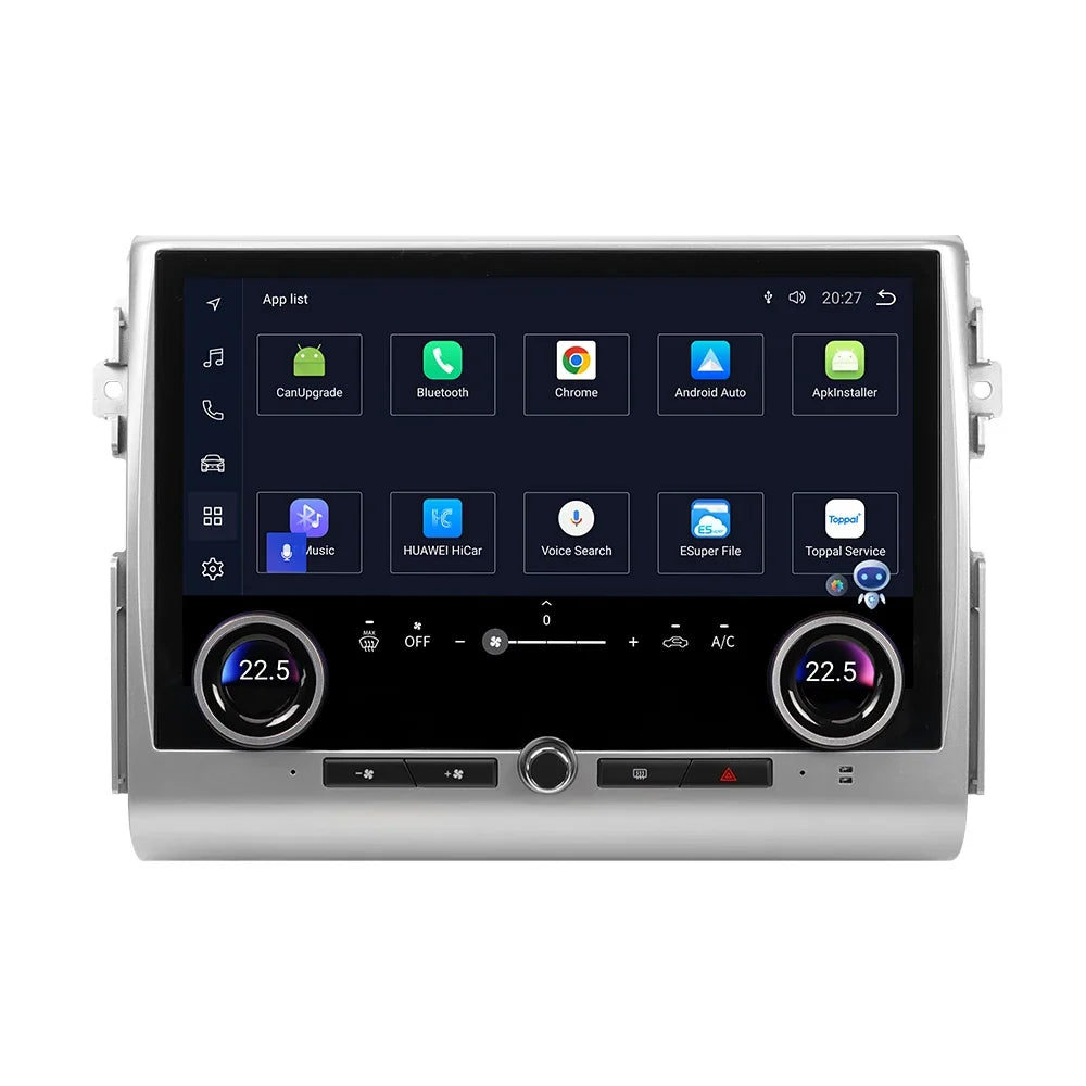 13 inch Android Car Radio for Toyota Land Cruiser FJ 2007-2024 Climate Control Panel Multimedia Player Stereo Replacement
