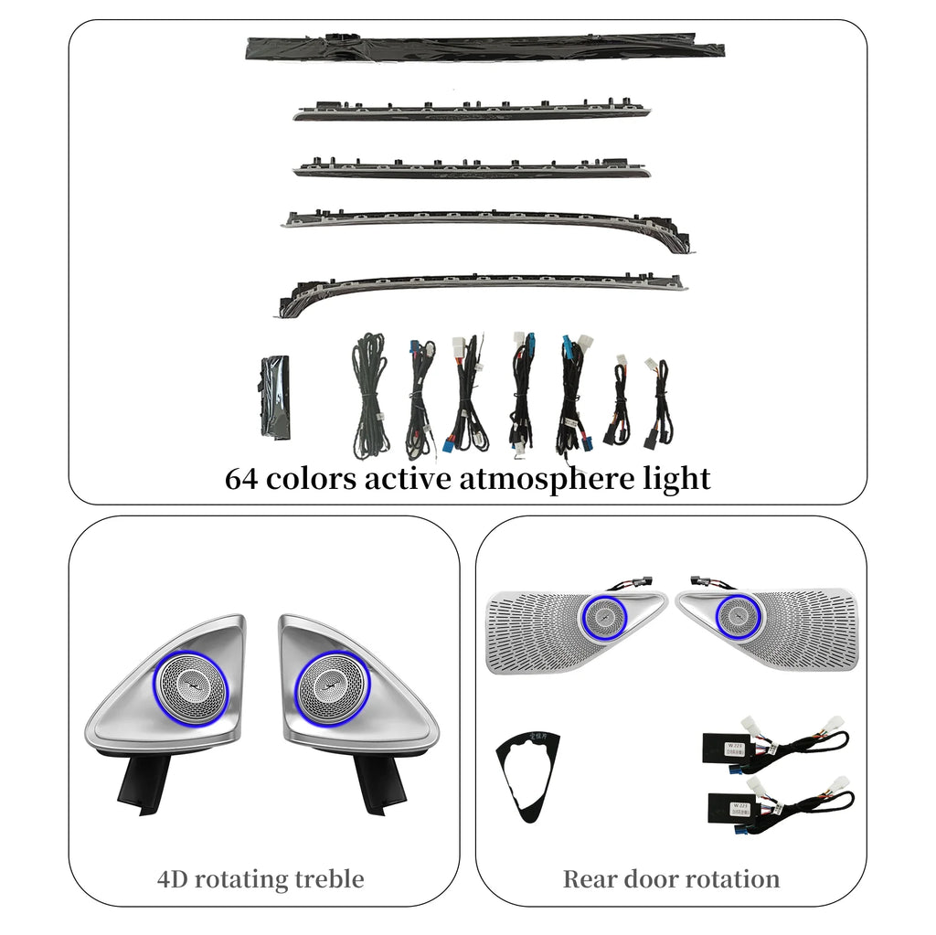 Mercedes Benz S-Class W223 Ambient Light Kit