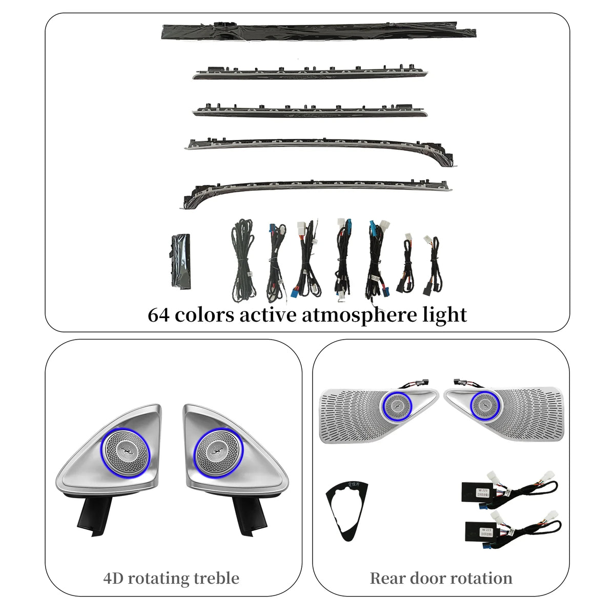 Mercedes Benz S-Class W223 Ambient Light Kit