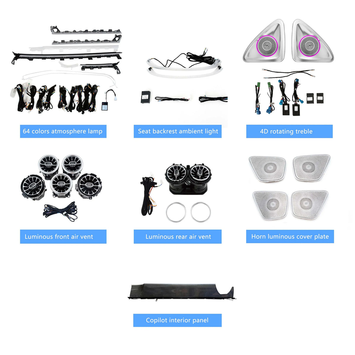 Mercedes Benz GLB/GLA-class X247 H247  Ambient Light Kit