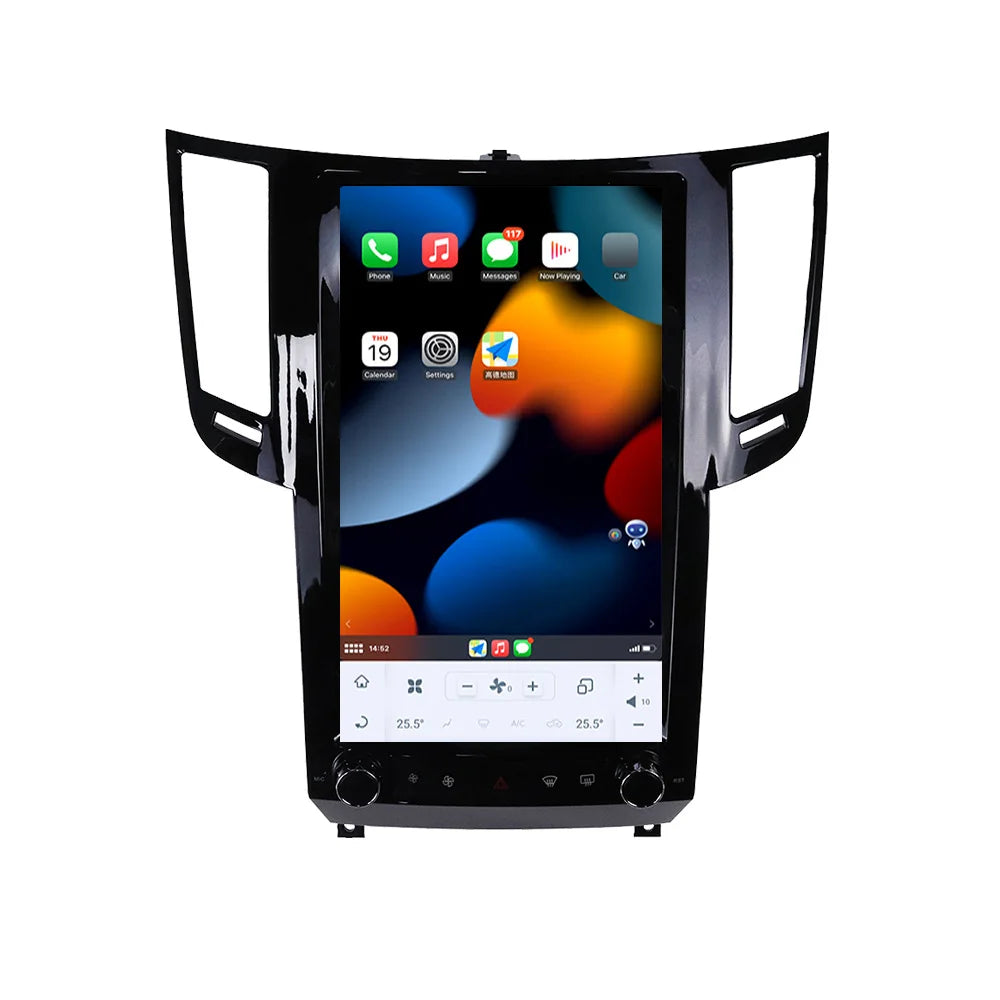 INFINITI QX70 QX70S FX35 FX37 FX50 2009-2016 Tesla-Style Touch Screen Car Radio GPS Navigation Player with CarPlay